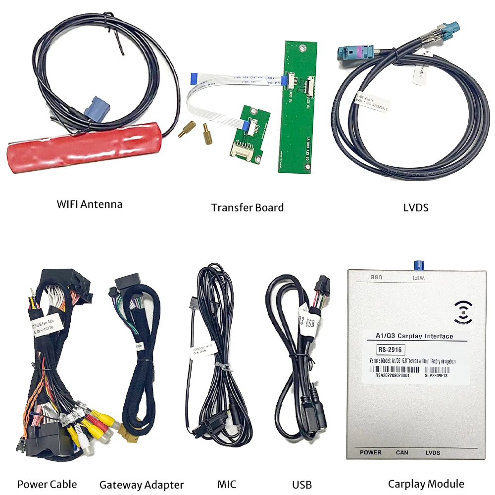 

Hot Sale For 3G MMI A1 Q3 Interface Mirroring Android Auto Wireless Carplay