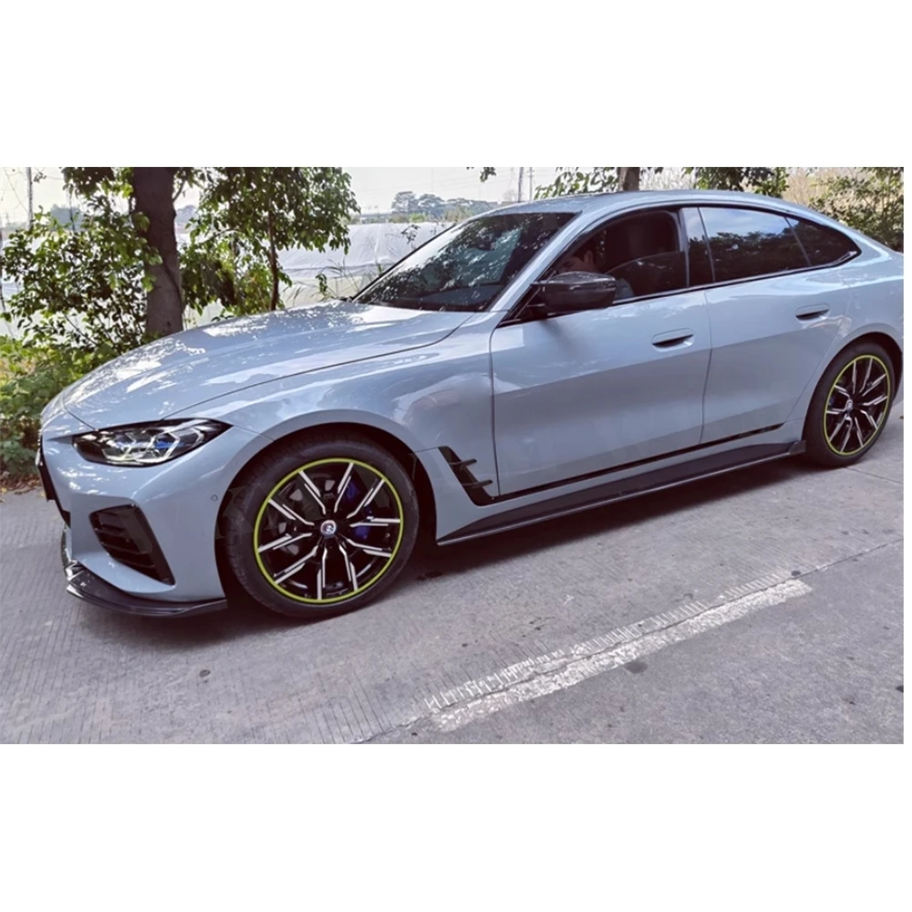 

Carbon Fiber Car Side Skirts Body Kit For BMW 4 Series G26 425i M Sport 2020+ Side Skirts Extension Accessories Car Styling