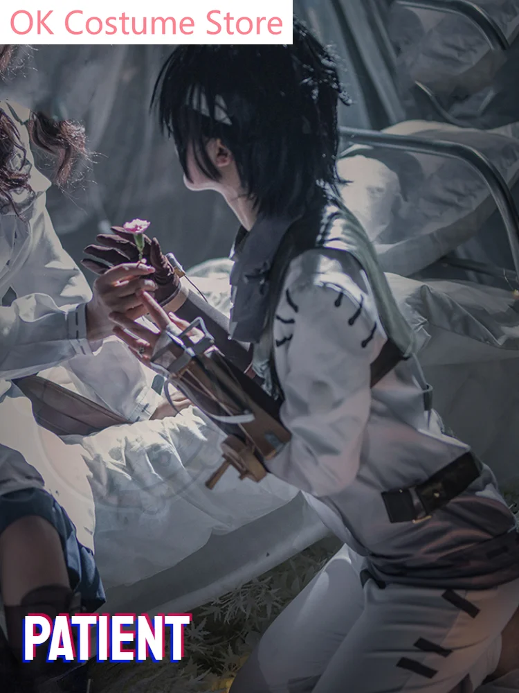 Game Identity V Patient Cosplay Costume Game Cos Identity V Cosplay Patient Emil Costume and Cosplay Wig