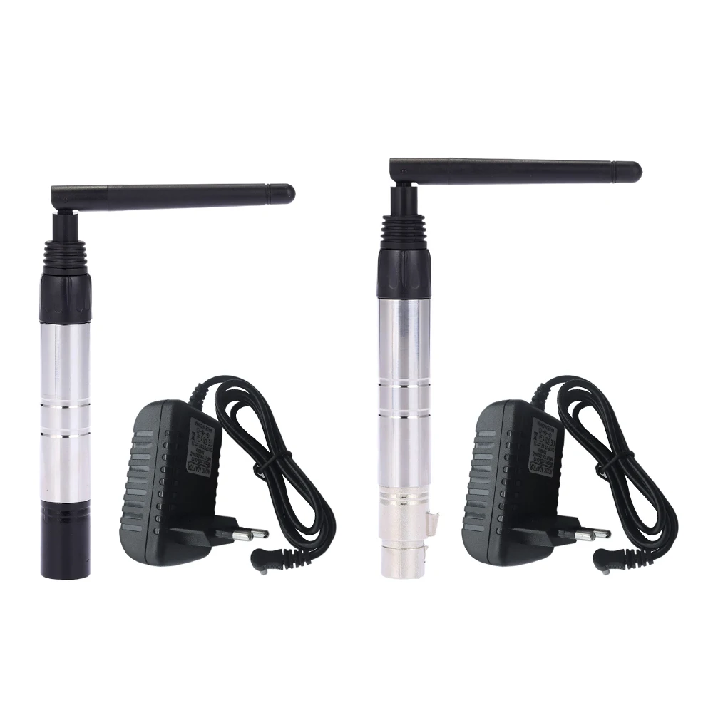 1000M Ultra Long Distance 2.4G ISM DMX512 Wireless Transmitter & Receiver 23DBM Lighting Controller with Antenna for Stage Light
