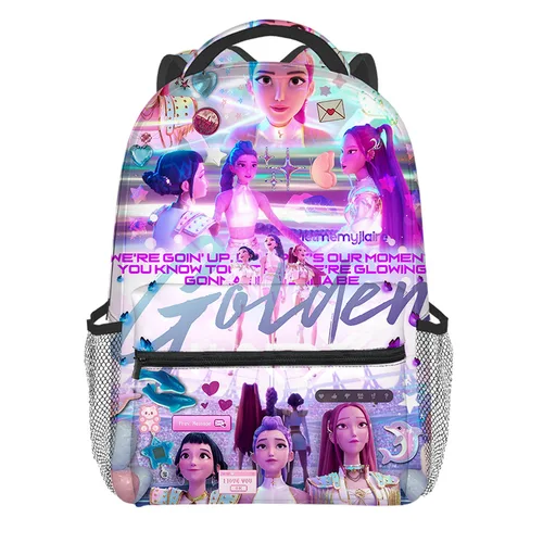 Imagen 2 del producto Mochila Popular de lujo KPop, novedad, divertida mochila para estudiantes, mochilas para Notebook con estampado 3D Oxford, mochilas de viaje impermeables para niños/niñas