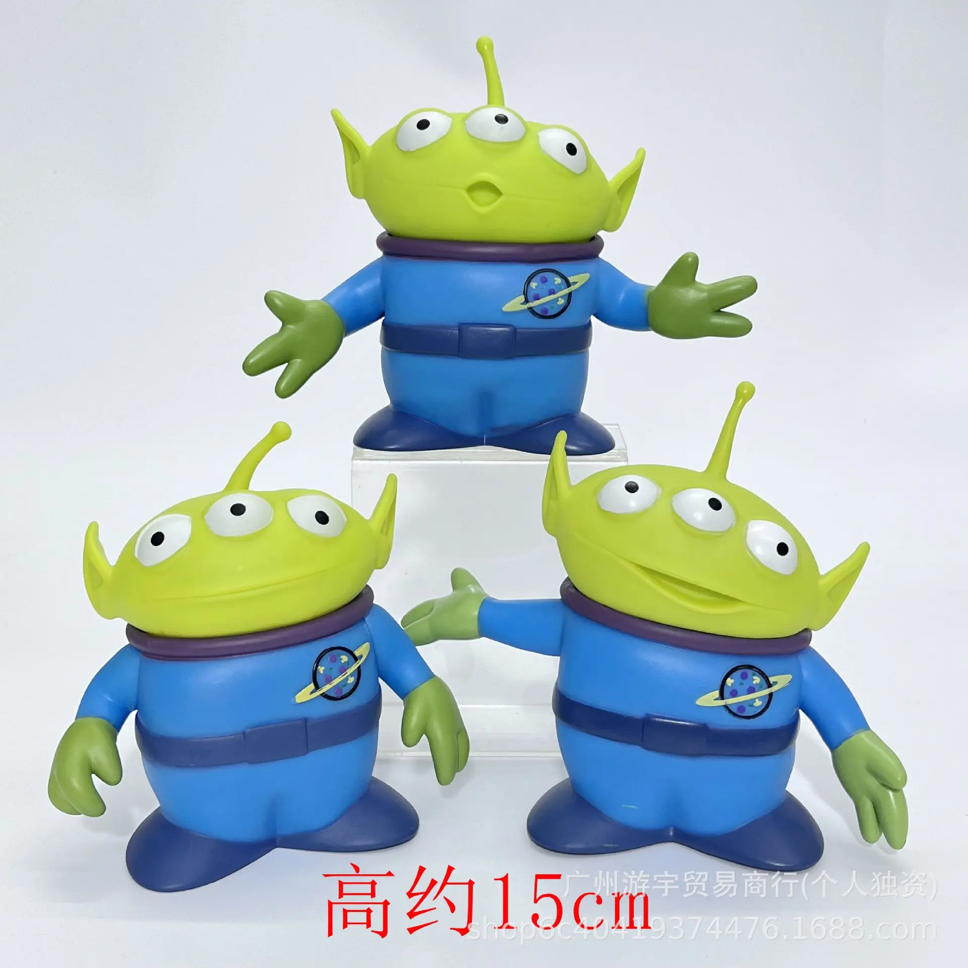 لعبة قصة الغريبة عمل الشكل تعبيرات مختلفة ثلاثة عيون الكرتون نموذج دمية الديكور أنيمي لعبة للأطفال هدية