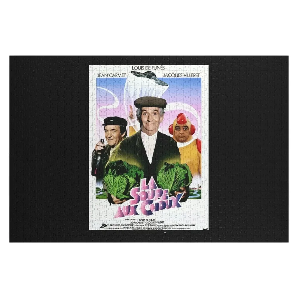 

Vintage Soupe Choux The Cabbage Soup 1981 Classic Louis De Funes Comedy Movie Poster Classic Jigsaw Puzzle Christmas Toys Puzzle