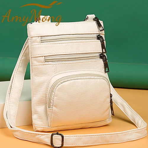 Imagen 2 del producto Bolsos de hombro informales con múltiples bolsillos, Bolso Retro con solapa para mujer, Bolsos cruzados para mujer, Bolsos principales de lujo a la moda