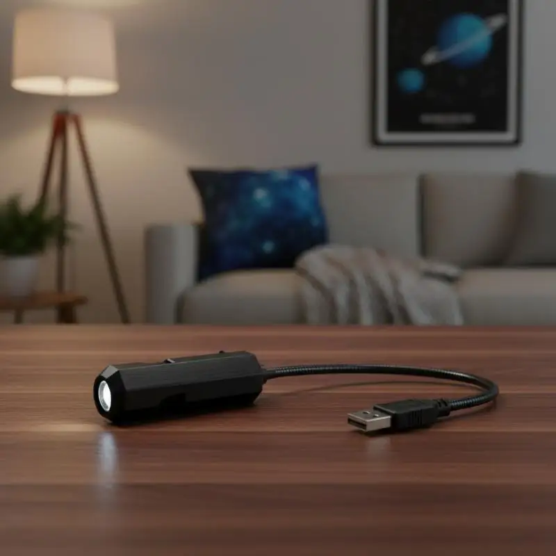 Vibrant LED USB Moon Projector Lamp with Earth and Constellation Features for Home Bedrooms