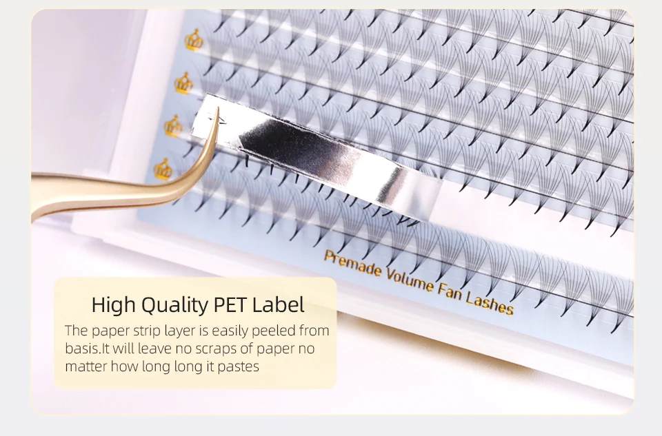 Lashprofessor 30D Vorgefertigter Volumenfächer 5D 6D 8D 10D 12D Einzelwimpern Dünne, spitze Basis Vorgefertigte russische Volumen-Wimpernverlängerungen – Detail 7