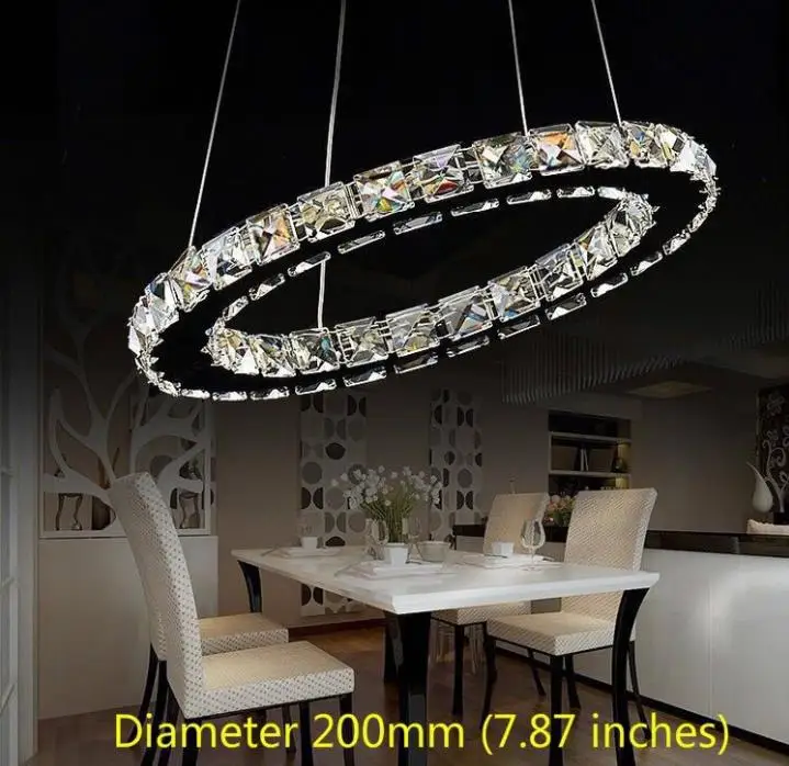 Nowoczesny kryształ LED żyrandol lampa do salonu Cristal Lustre żyrandole oświetlenie wisiorek wiszące lampy sufitowe