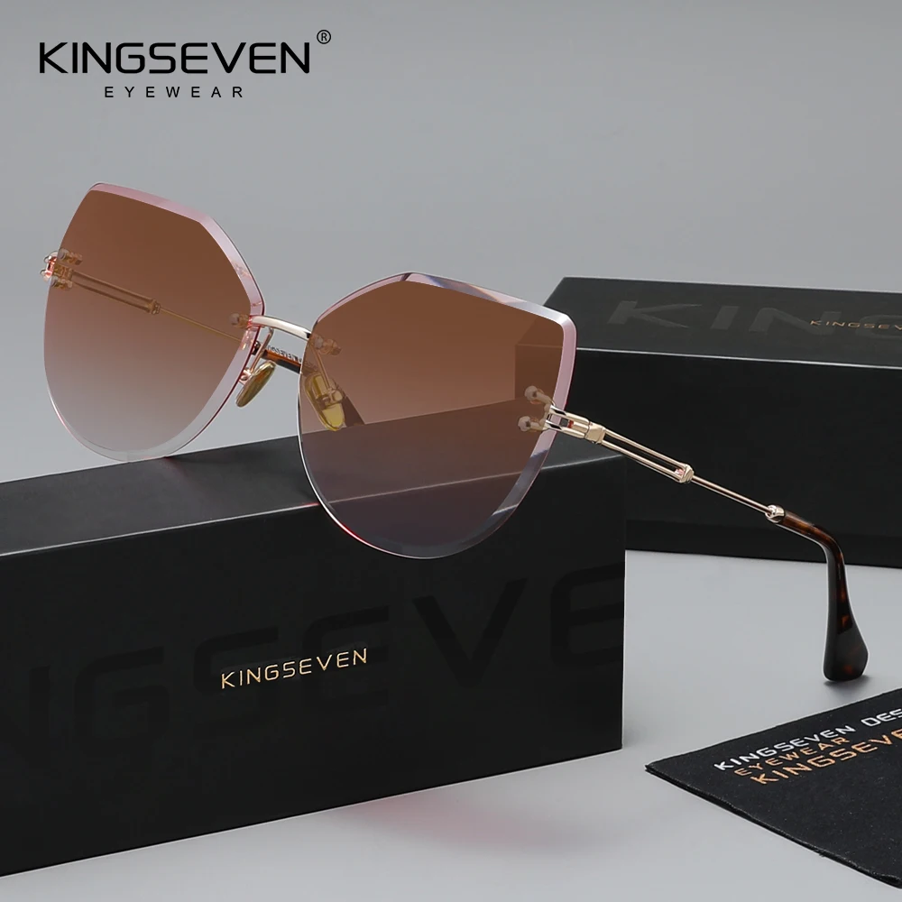 Oculos-de-sol-sem-armacao-kingseven-uv400-estilo-borboleta-lentes-gradientes-para-mulheres-Oculos-retro-cat-eye-para-lazer-ao-ar-livre