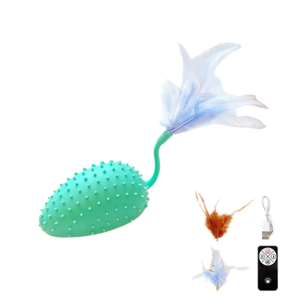 

Silicone Electric Silicone Mouse Toy USB Charging Intelligent Automatic Moving Mouse Toy 2 Modes Smart Cat Toy Teasing Cat
