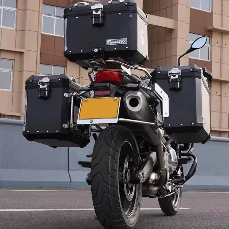 GSADV Motorcycle Trunk Top Box Pannier Frame Rear Support Side Luggage Case Storage Tool Case for Motorcycles for BMW F850GS