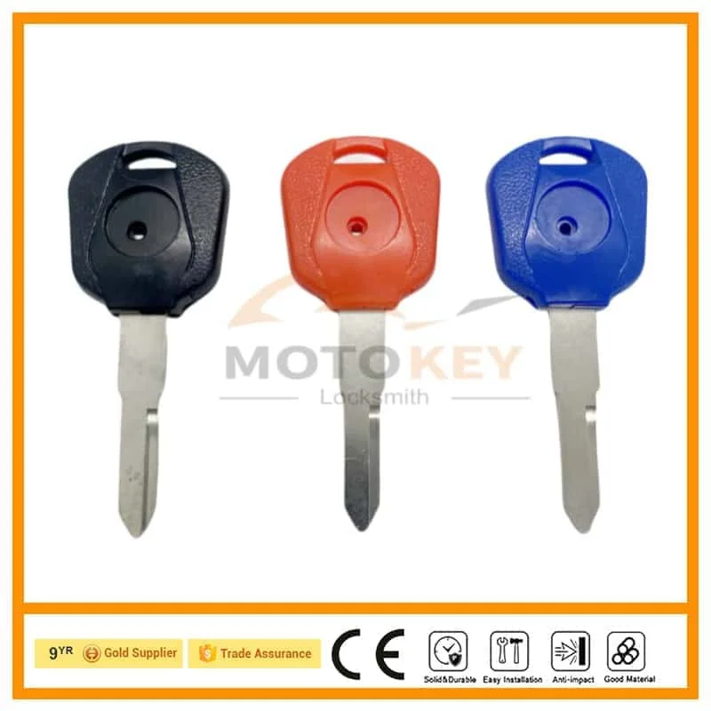 For HONDA CBR17 CBR19 CBR22 CBR23 CBR29 VFR30 CB400 CB 400 Blank Key Motorcycle Replace Uncut Keys GL1800 Detachable Chip