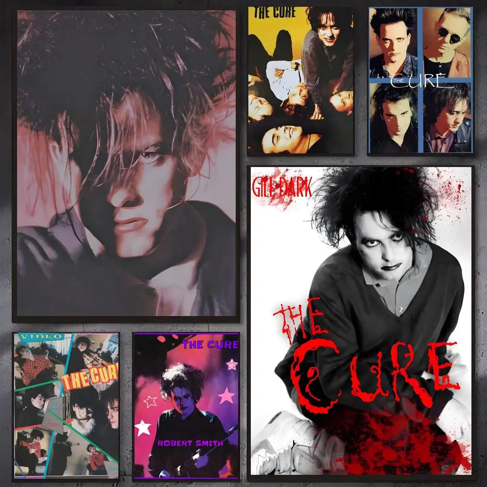 Gothic rock band The Cure Poster Wall Ornament Home Decor Young Decor Fans