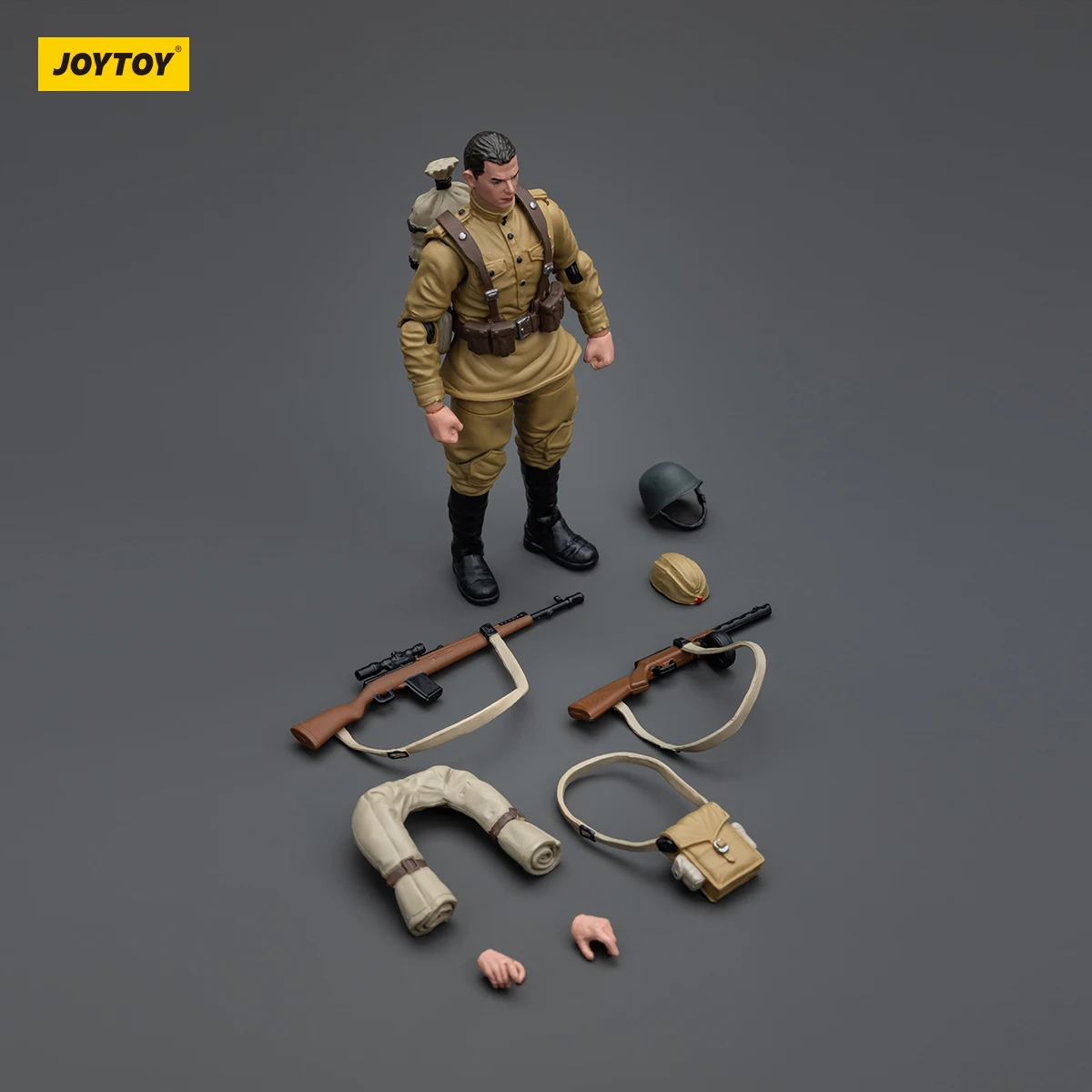 IN STOCK] JOYTOY 1/18 Action Figure WWII Army Military Anime Figures Toy Model Movable Joints Gaming Soldier Collection Boy Gift