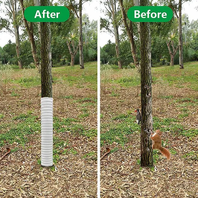 Tree Trunk Protector Wrap , Plant Covers Tree Tubes For Seedlings,Saplings,Expandable Durable Plant Bark Protection