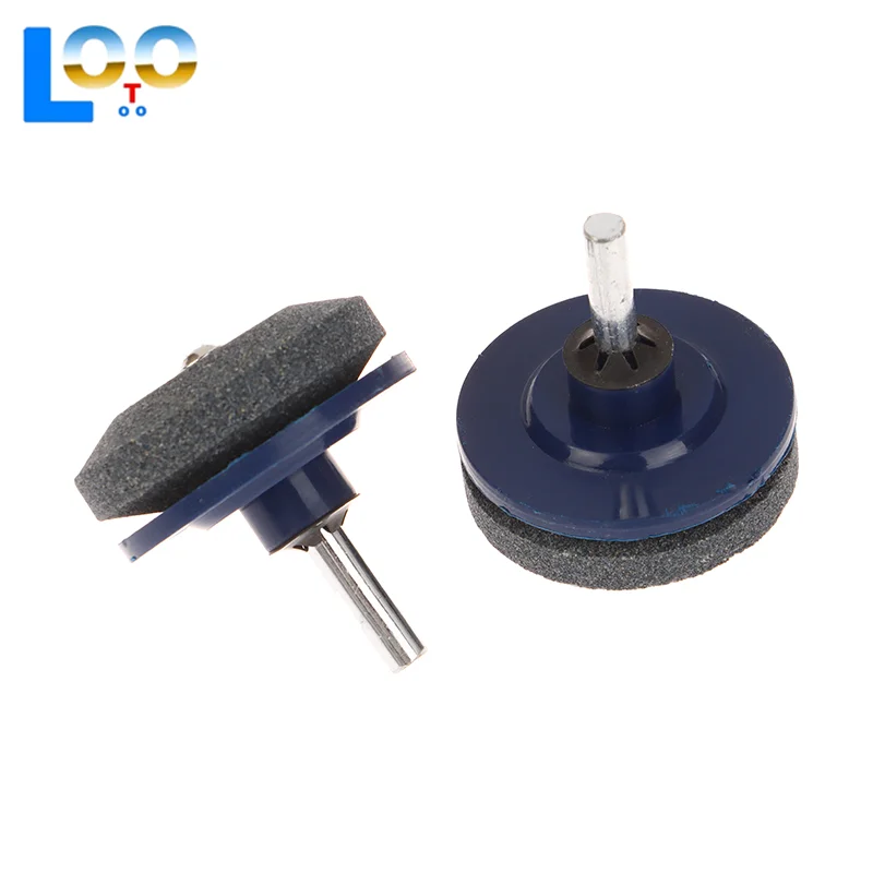 شحذ سهل الاستخدام: مبراة جزازة العشب الكهربائية مع رأس طحن مقاوم للاهتراء وصنفرة حجر المشحذ