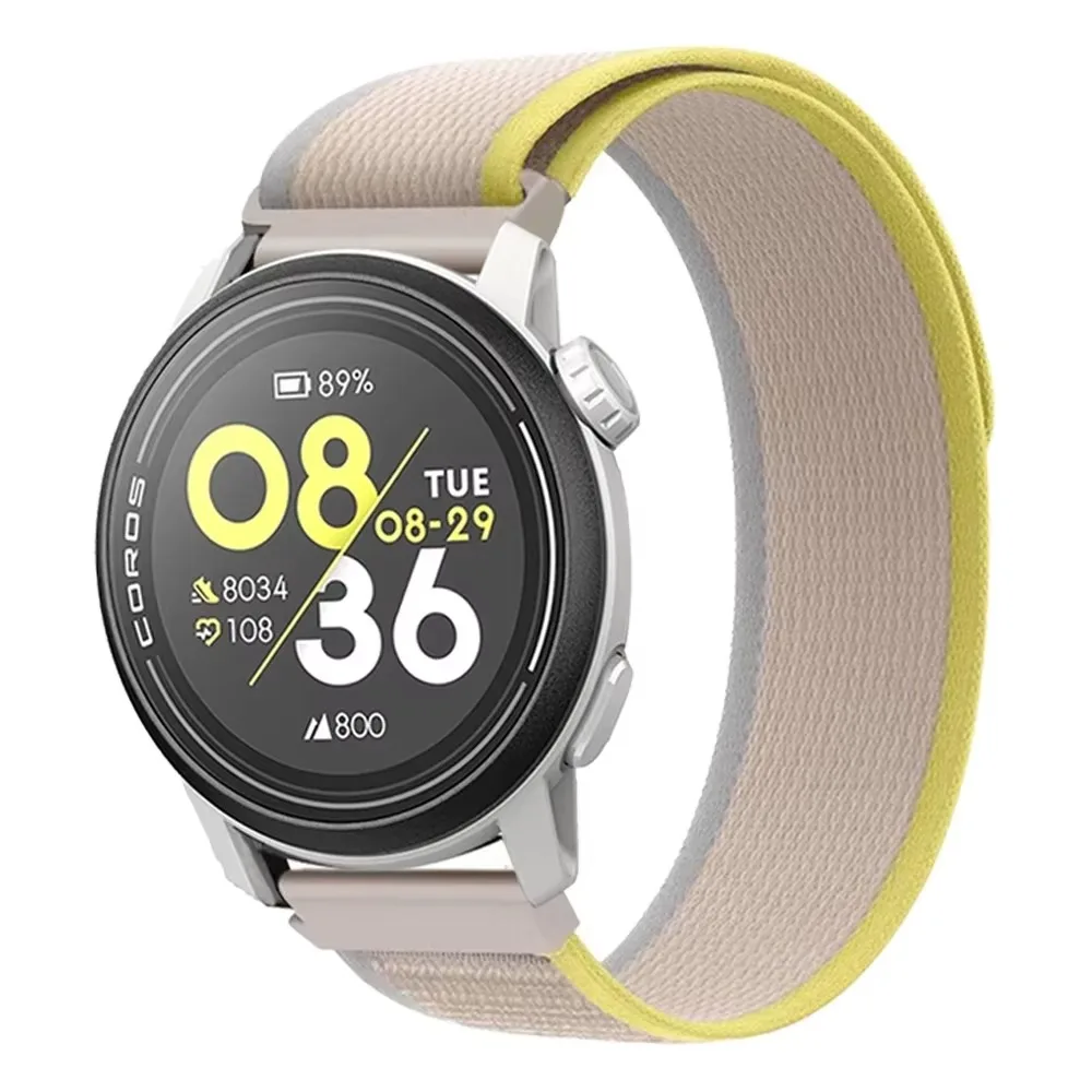 22/20mm Trail Nylon Strap For Suunto Vertical 2-1/Run/Race 2 Sports Comfortable Wristband For COROS APEX 4 42mm/2 Pro/PACE Pro/3