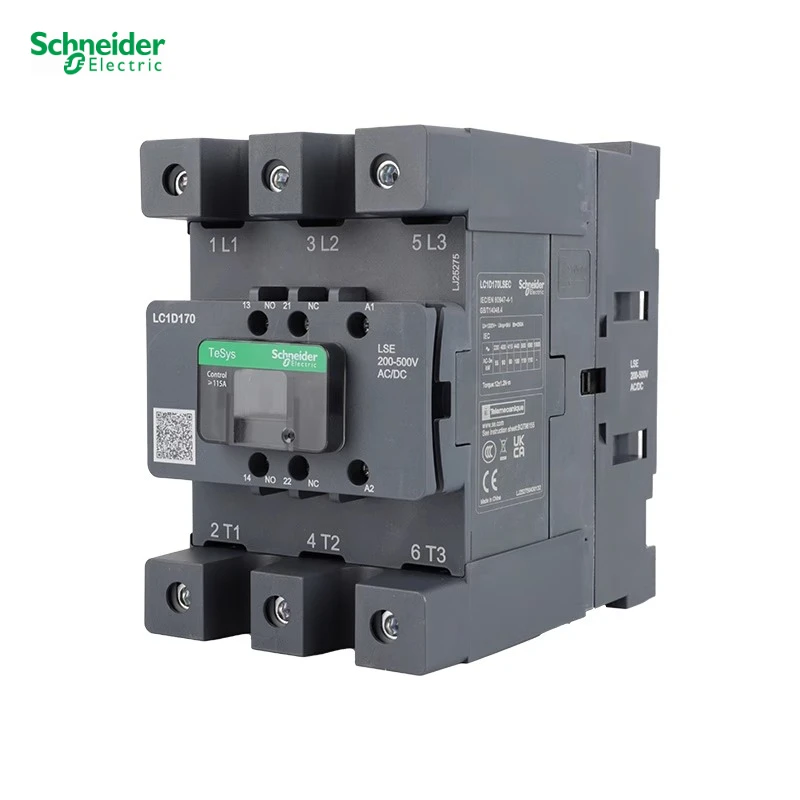 Schneider Electric LC1D115/150/170KUEC/LSEC Coil AC/DC Universal, AC Contactor
