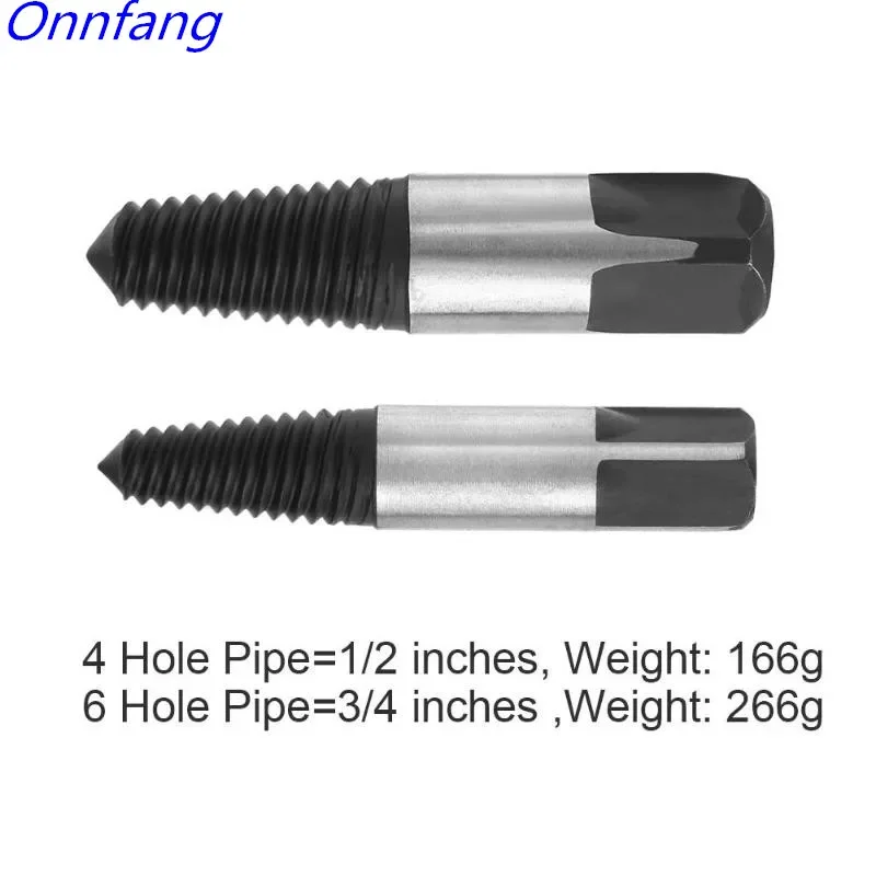 1/2 inch 3/4 inch Damaged Wire Screw Extractor Water Pipe Triangle Valve Tap Broken Wire Screw Extractor Remover Tools