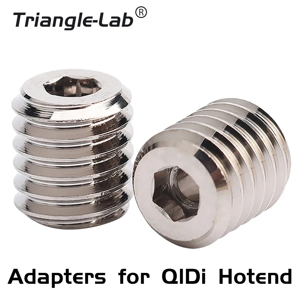 Trianglelab High Flow Plated Copper QIDI Adapters QIDI 3D printer converter is compatible with V6 Nozzle