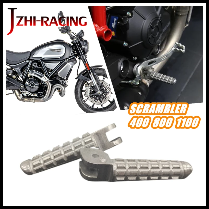 FOR DUCATI SCRAMBLER 400 800 1100 Motorcycle Accessories Front Footpegs Foot Rest Peg.