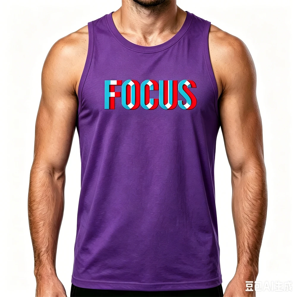 Funny Letter Print Men's Tank Tops Running Fitness Sports Sleeveless Shirt Daily Casual O-neck Vest Summer Comfortable Singlets