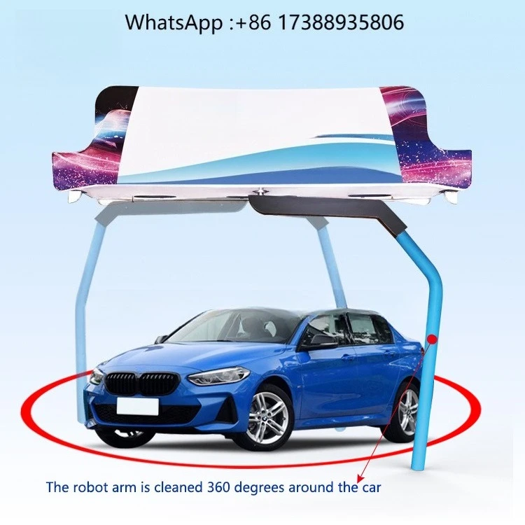 China Factory High Pressure PLC Control Automatic Color Foam Washing Car Wash Machine