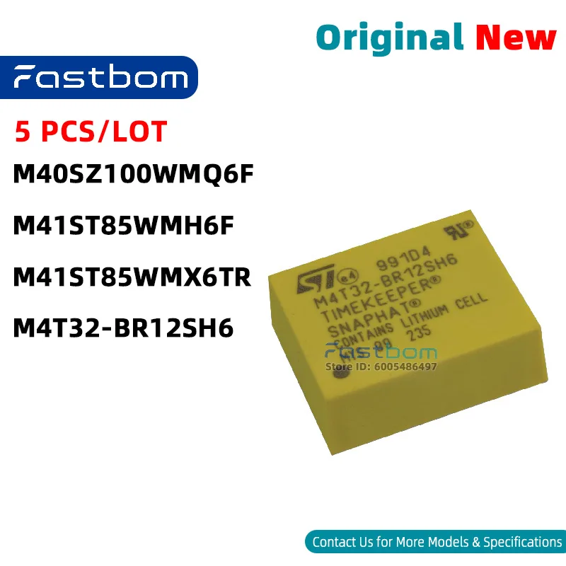 M40SZ100WMQ6F M41ST85WMH6F M4T32-BR12SH6 M41ST85WMX6TR DIP-4 REAL-TIME CLOCK New Original