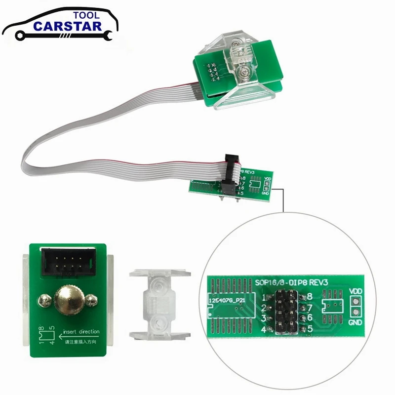 EEPROM 8-контактный адаптер для чтения данных с чипом OEM для BMW, работает с VDI Prog/Orange5/CG Pro 9S12