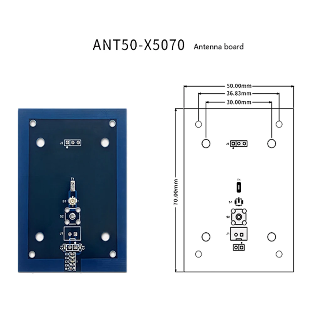 Taidacent 13.56 mhz RFID PCB Antenna Long Range RFID Antenna RFID Card Reader Tag Antennas High Gain External