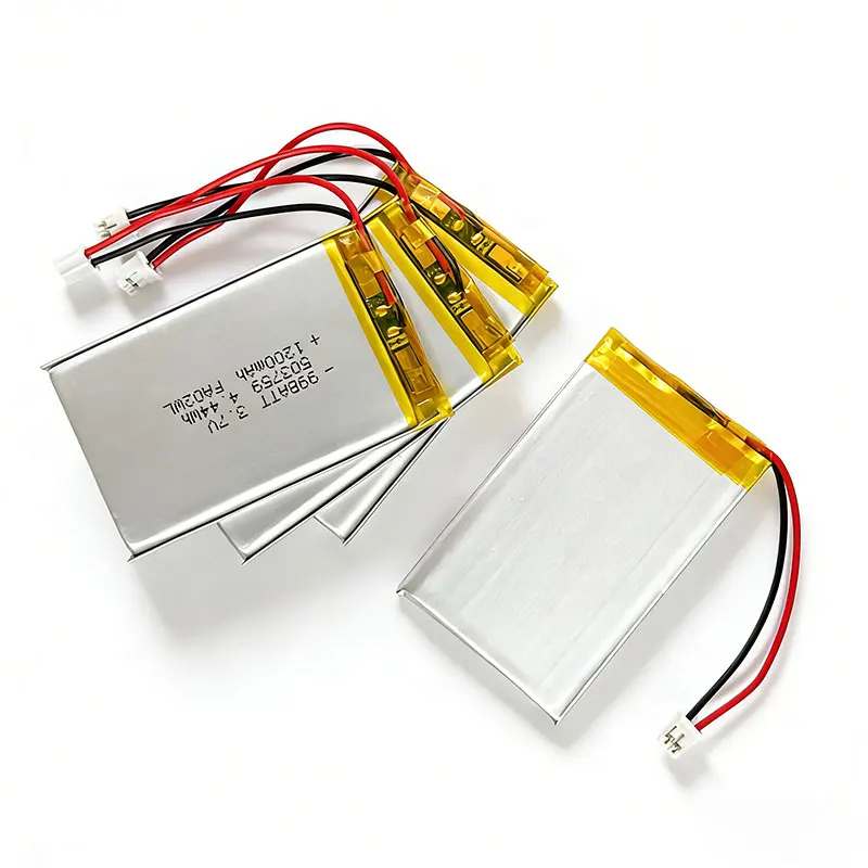 1-10PCS 3.7V 1200mAh 503759 Lipo Battery 053759 Polymer Lithium Batteries for GPS Navigator Bluetooth Speaker Small Appliances