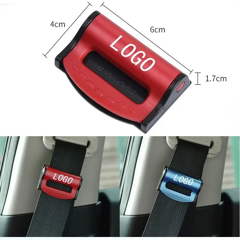 2PCS Car Safety Belt Clips Adjustable Seat Belt Buckle Fixing Clip For Alfa Romeo Giulia Stelvio Giulietta 156 159 147 Brera Dis