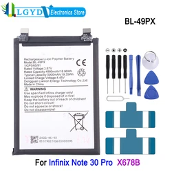 BL-49PX Battery For Infinix Note 30 Pro Phone 4900mAh Rechargeable Lithium Battery Repair Replacement Part