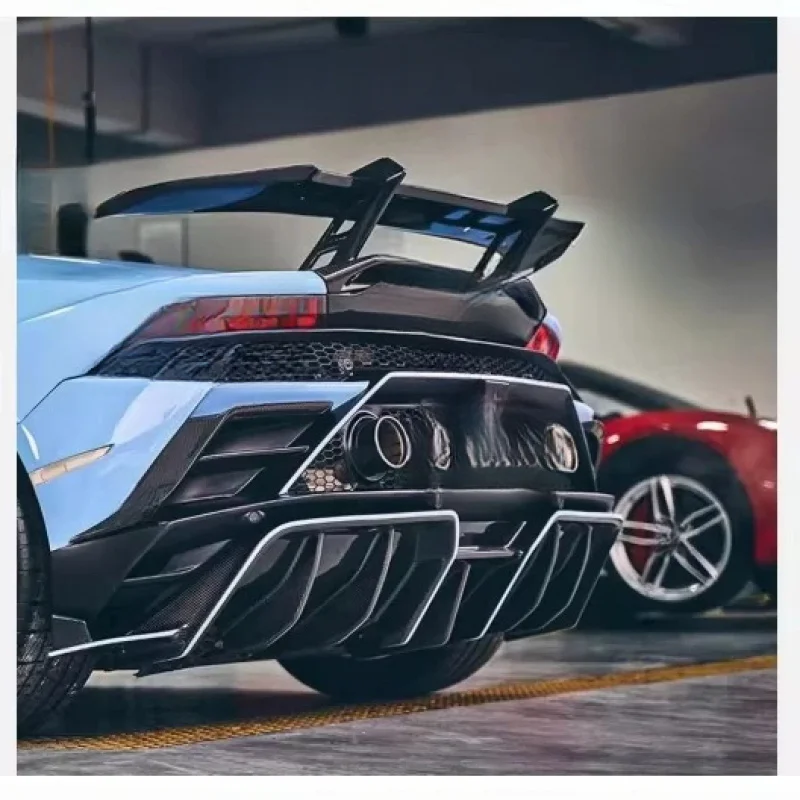 

High Quality Dry Prepreg Carbon Fiber Rear Spoiler Wing Fits Huracan EVO