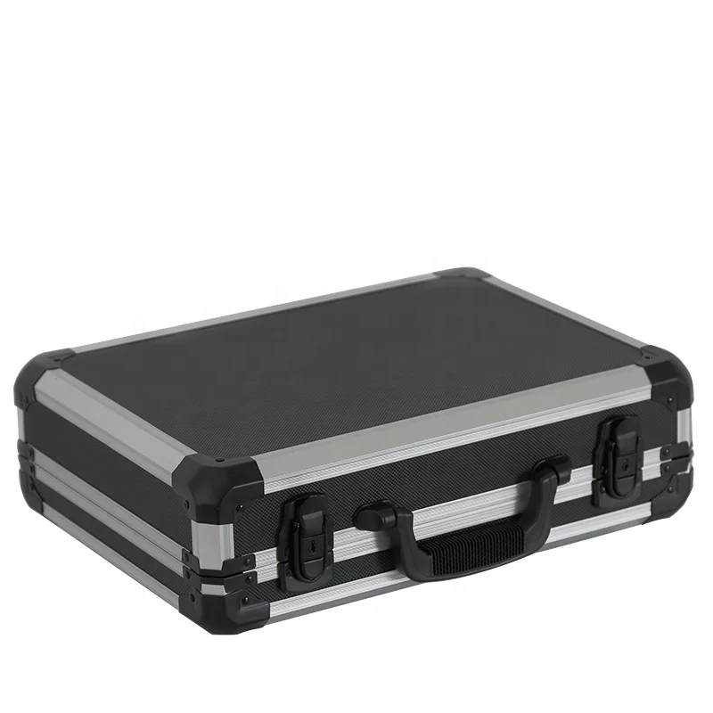 

Factory Aluminum Tool Storage Box With Foam Insert DIY Customized Foam Design Aluminum case Durable Tool Box