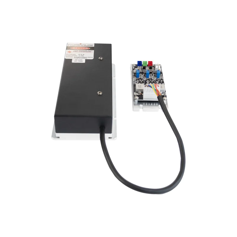 Modul Laser warna RGB 15W Module/Module/Red merah/hijau/biru lampu panggung TTL/modulasi analog