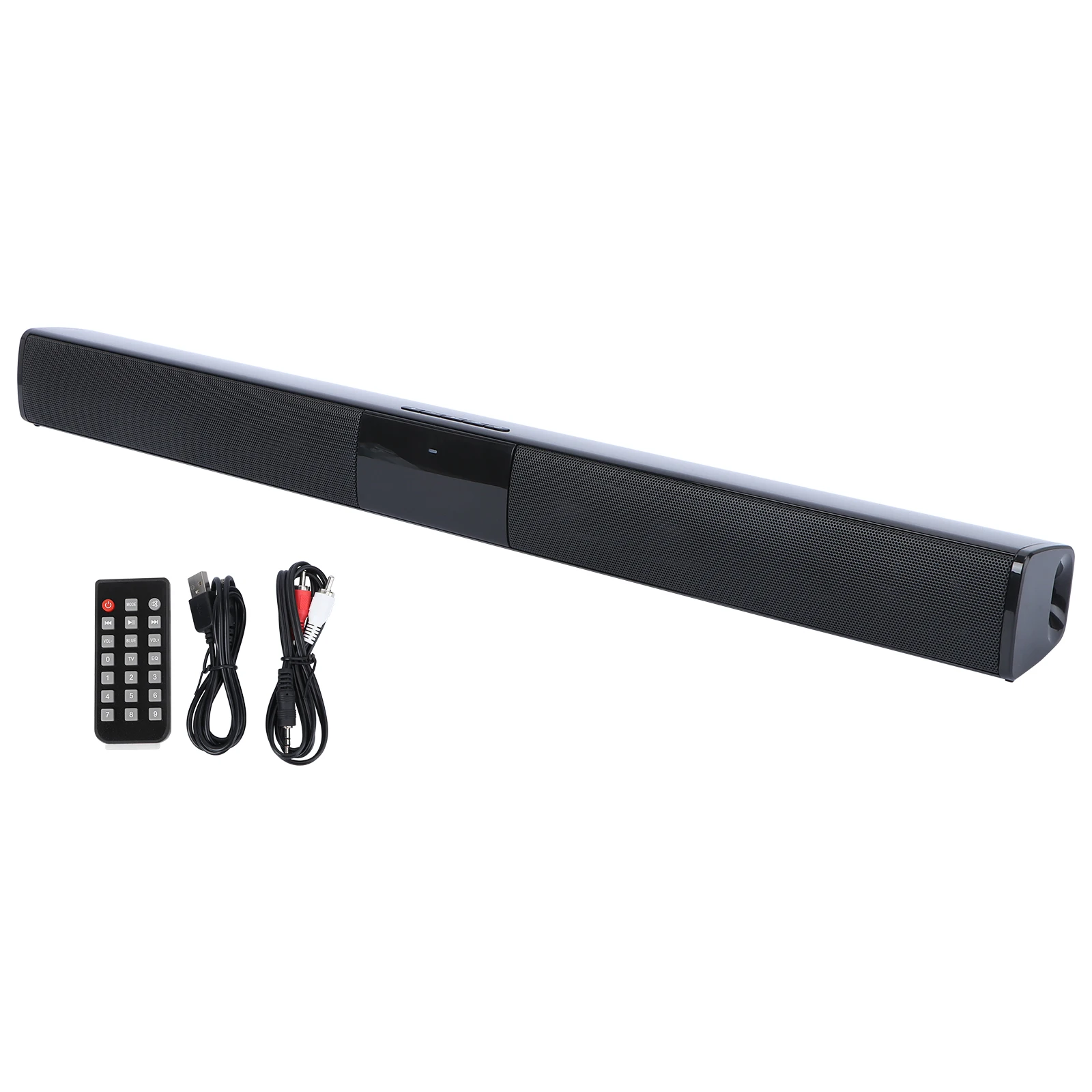 

Wireless Speaker Soundbar High Power Aux Card Mp3 Compatible Versatile Portable Black Bs-28B For Home Use Music