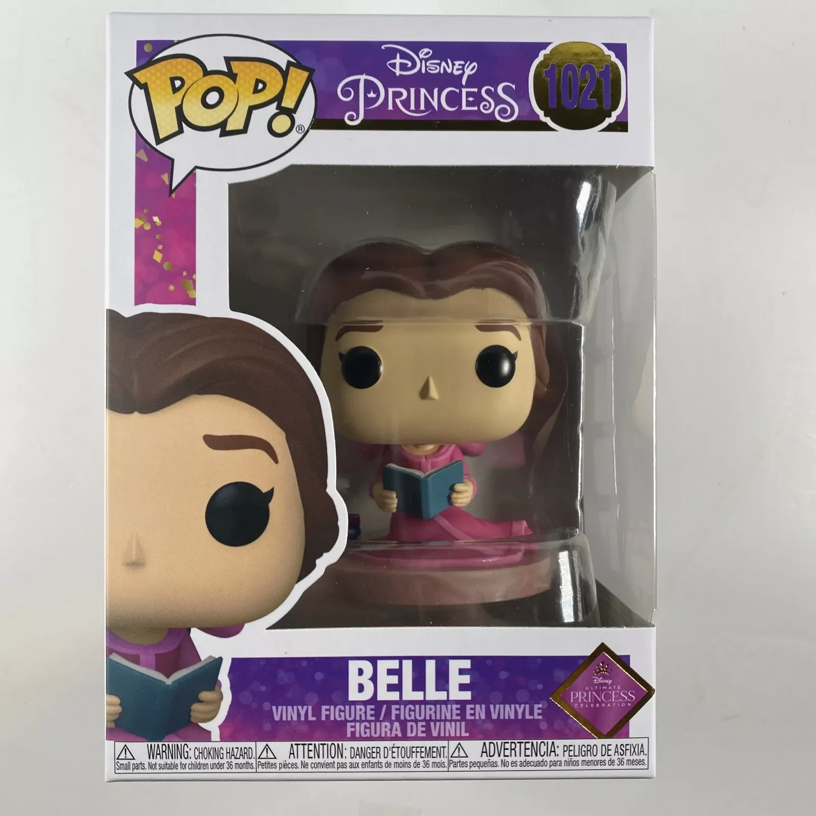Funko Pop Disney La Bella y La Bestia Bella # 1021 figuras figura de vinilo de 3,5 pulgadas coleccionable edición limitada modelo juguete para regalo