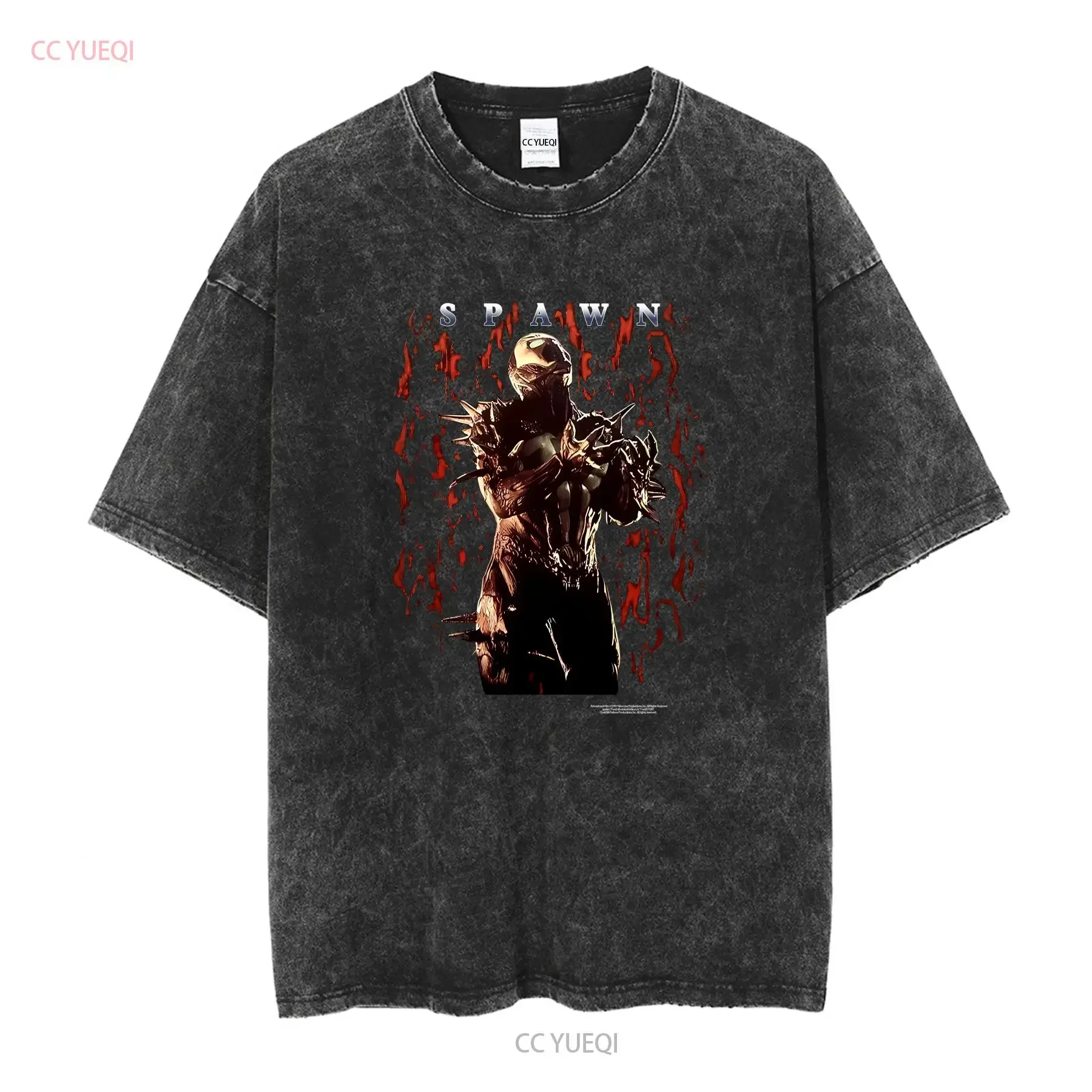 Todd McFarlane s Spawn Movie Promo Vintage T Shirt all size TT7029 vintage Washed Unisex streetwear graphic Comfortable