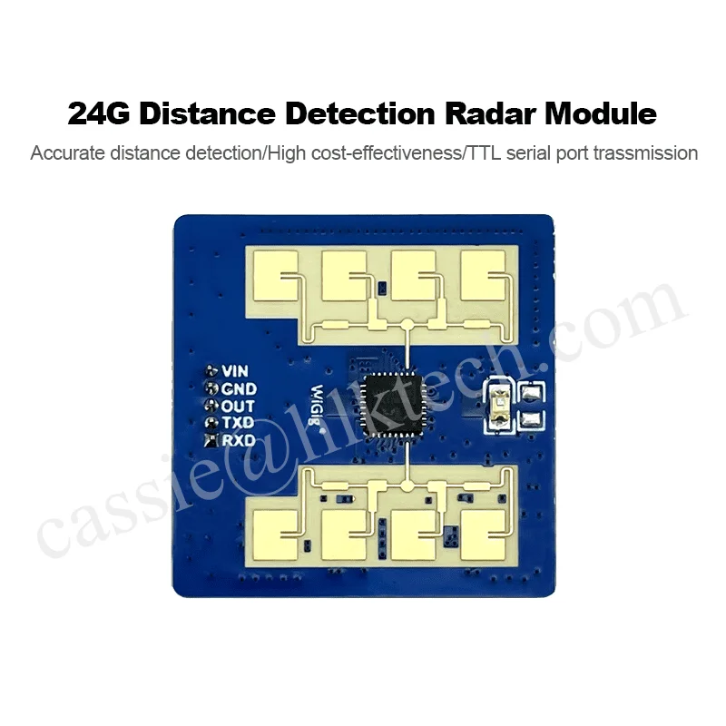 HLK-LD2411S Hi-Link 24G Micro-wave HLK-LD2411S Radar Ranging Distance Detection Radar Sensor Module Support BLE