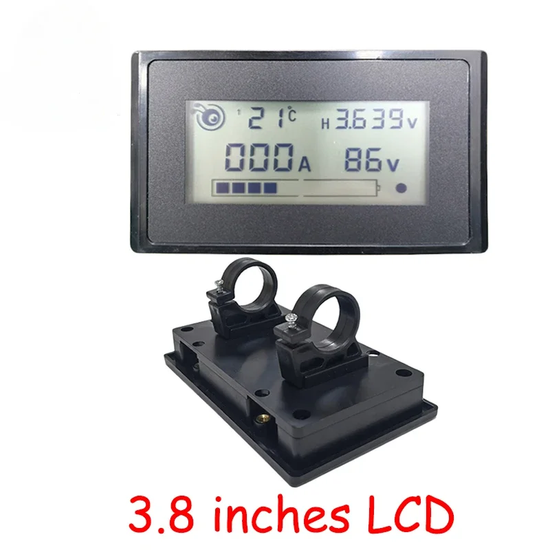 ANT BMS 2.4 3.8 4.3 inch LCD Display Screen 16S 20S 24S 22S Li-ion Lipo lifepo4 Battery Protection Board Voltage Capacity Meter