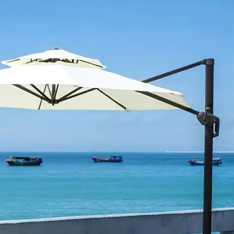 

Wholesale Outdoor Large Sun Umbrellas With Pole Roman Style Courtyard Terrace Garden Stalls Garden Umbrellas With Lights