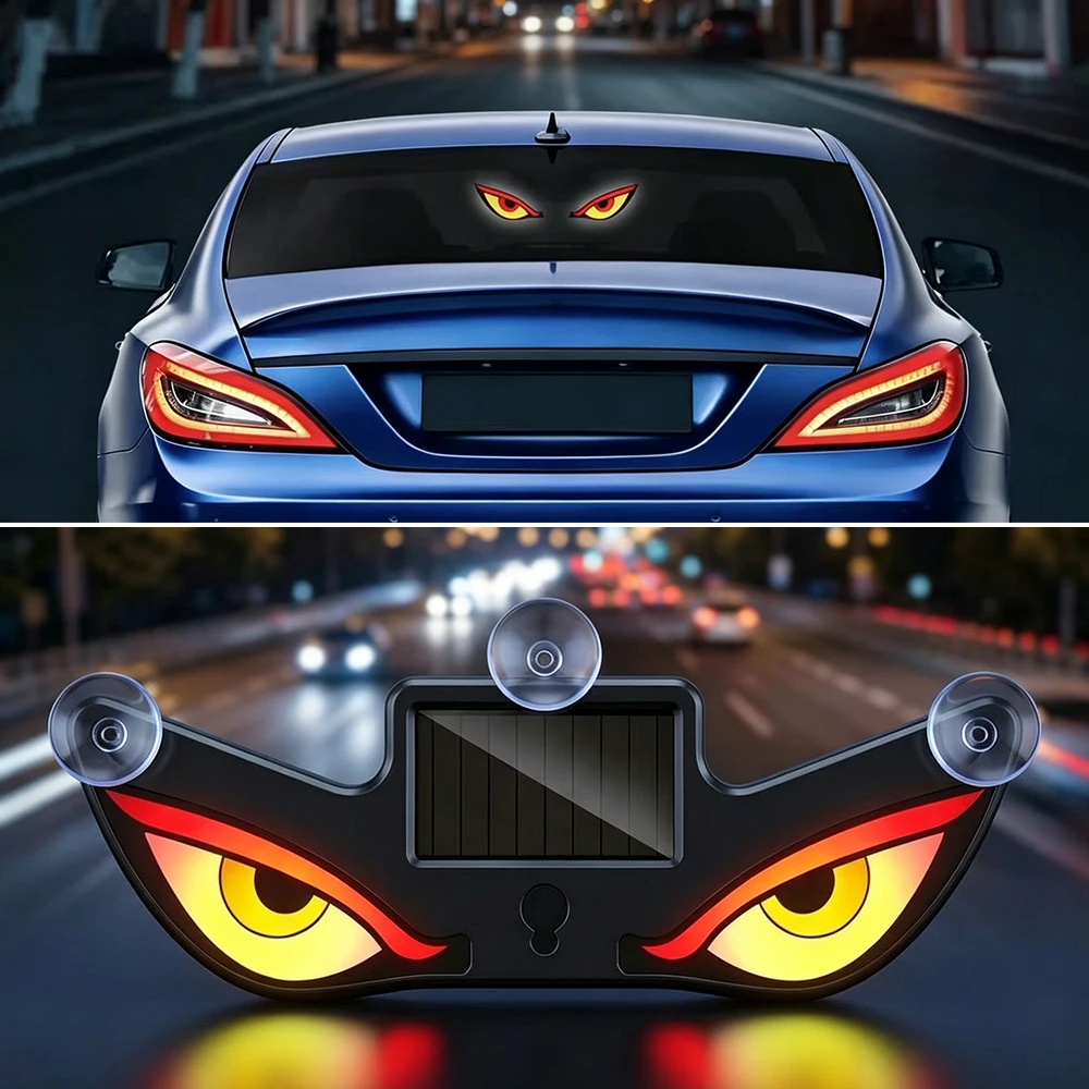 For Toyota C-HR CHR C-HR+ 2016-2019 2020 2021 2022 2023 2024 2025 2026 Car Solar Devil Eye Warning Light Free of Wiring Lamp - view 6