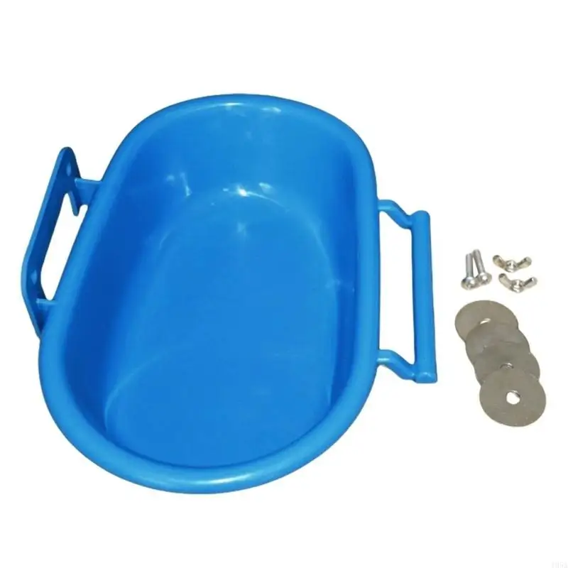 Multiuse Bird Bath Tub Birdcage Addon External Bathtub Cage Mounted Shower Basin Bird Bathing Tub Waterbowl for Birdcage 