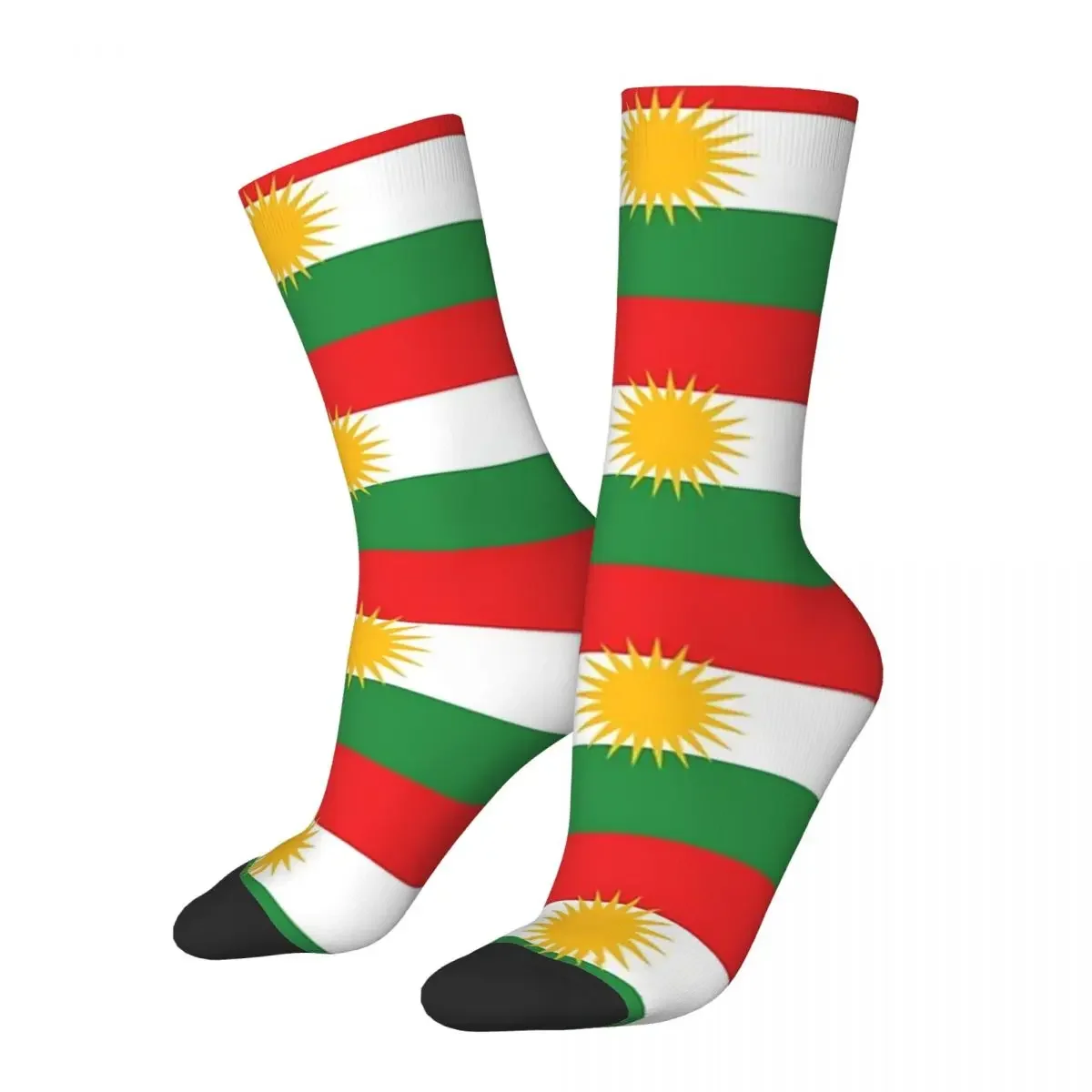 

Kurdistan Kurdish Flag Socks Harajuku High Quality Stockings All Season Long Socks Accessories for Man's Woman Birthday Present