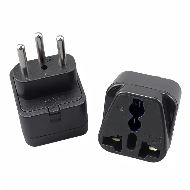 Universal UK/US/EU/AU To Switzerland Swiss Travel Adapter Plug Outlet Converter Type Brazilian AC Power Plug 3 Pin J/N Plug Type