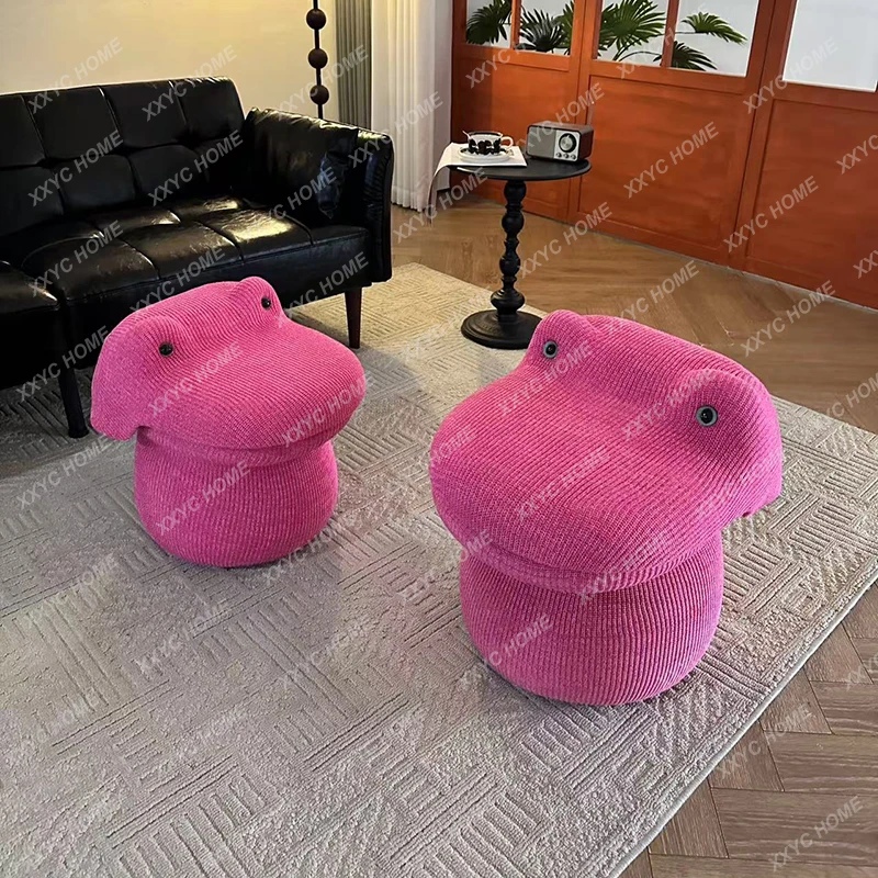 Animal Crocodile Stool,Cartoon Storage Stool,Creative Change Shoe Stool,Footstool,Nordic Leisure Chair,Mobile Seats,Furniture