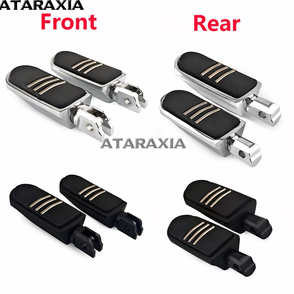 

Foot Pegs Motorcycle Footpeg Driver Passenger Front/Rear Footrest Pedal For Harley Softail Fat Bob Breakout Street Bob 2018-2023