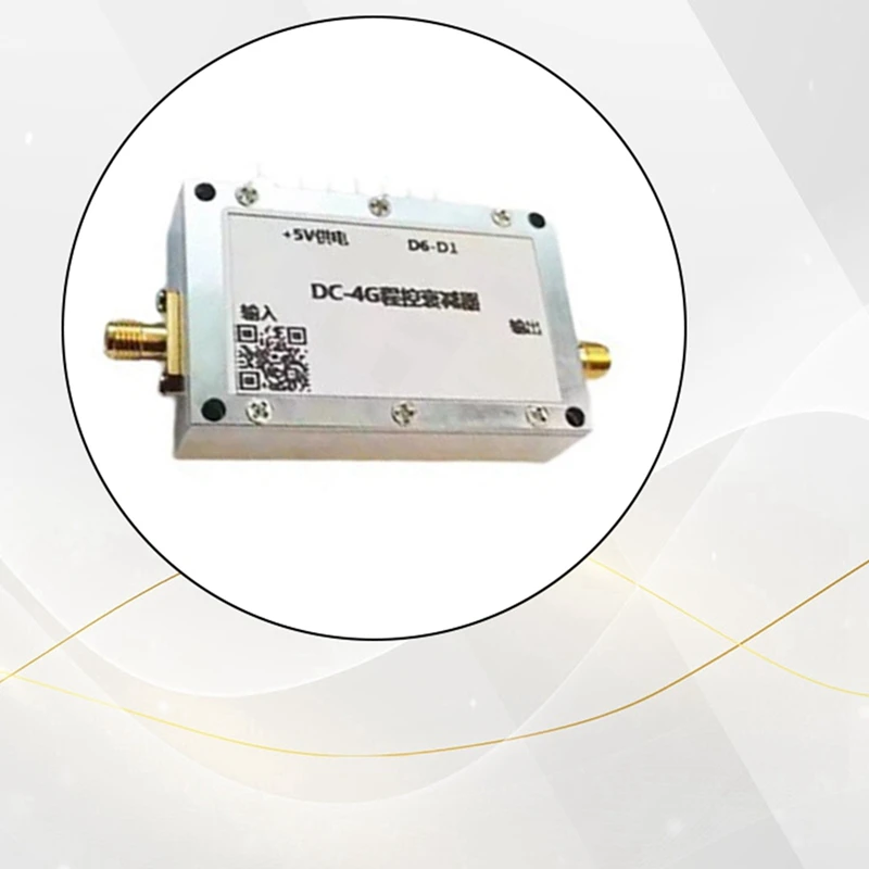 Atténuateur Programmable RF DC-4G, contrôle parallèle 6 bits, atténuateur numérique Programmable, atténuation de 31.5db