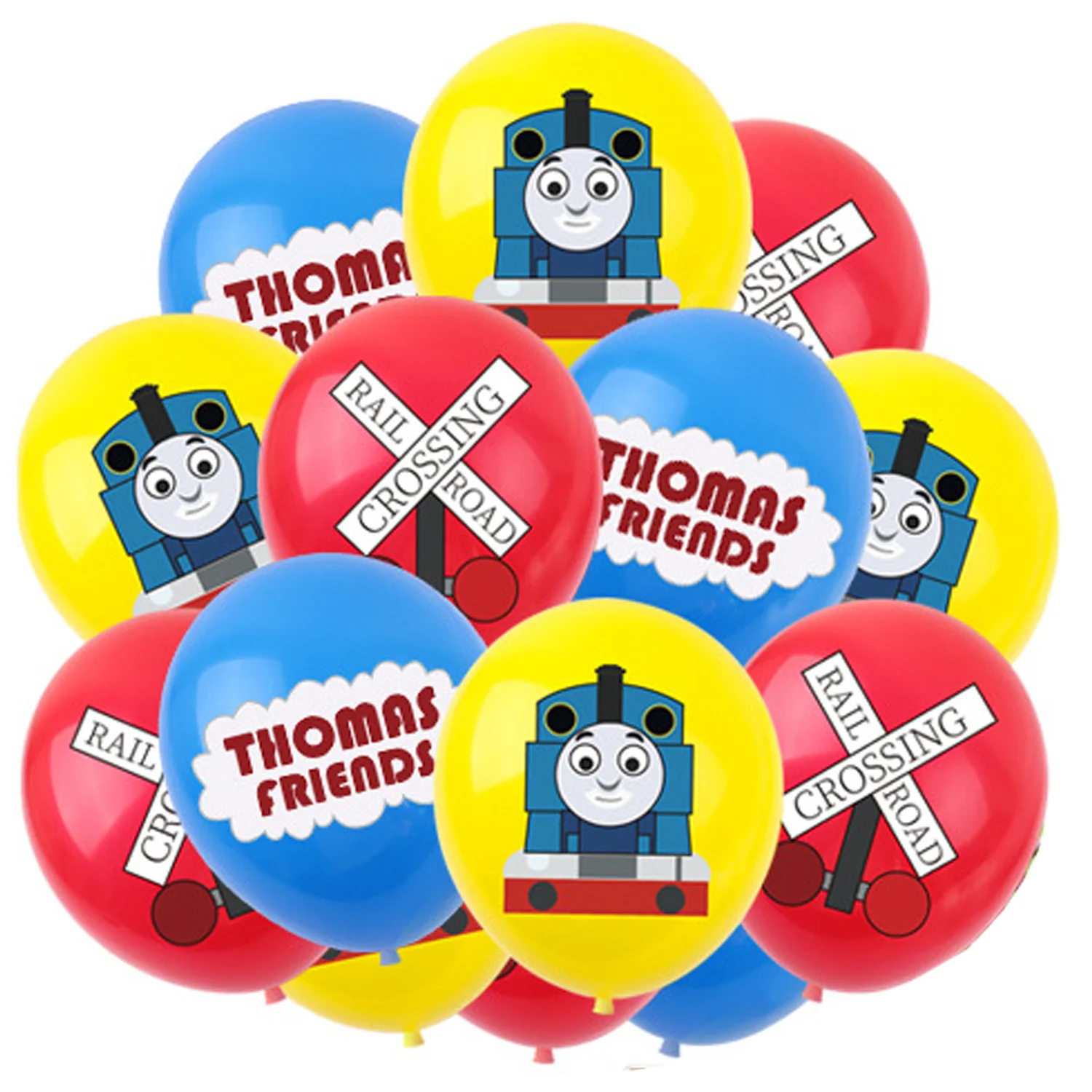 Thomas and Friends Birthday Decor  Foil Balloons Number Set 32 inch Gift Baby Shower Children's Toys Train Latex Balloons Kit