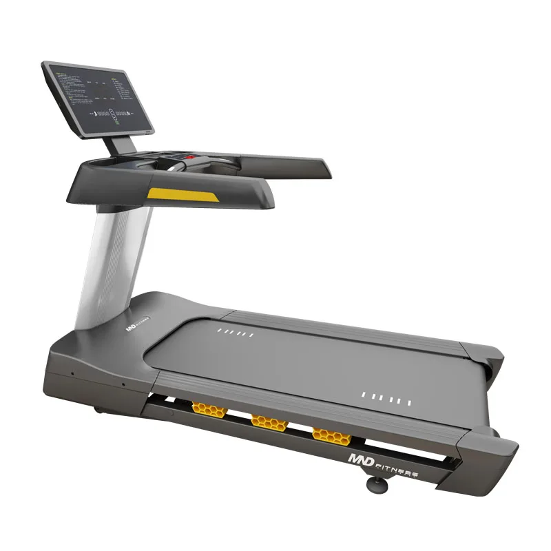 Discounted hot selling Commercial Use MND fitness Treadmill LED Screen newly designed high-elastic silicone shock absorption